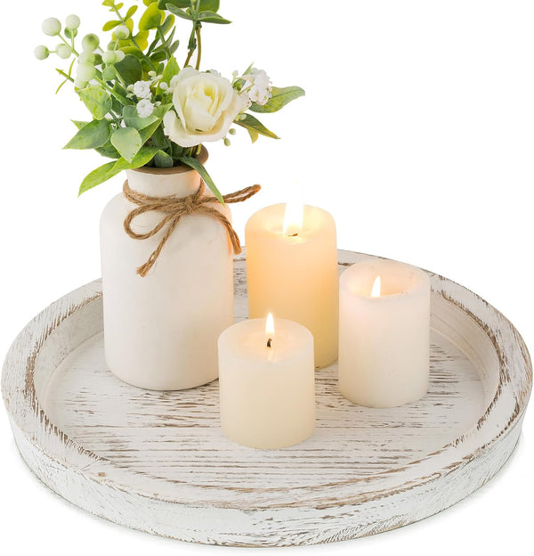 Rustic Charm Candle Tray