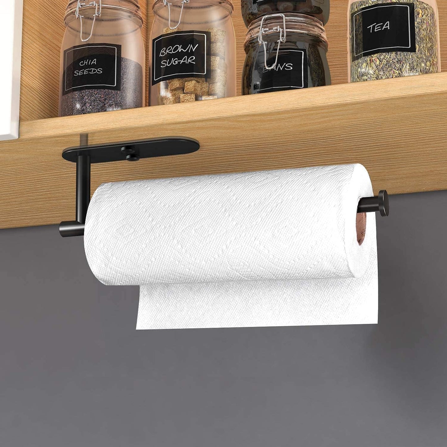 Sleek Stick-On Towel Holder