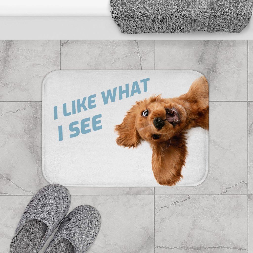 Cute Dog Bath Mat