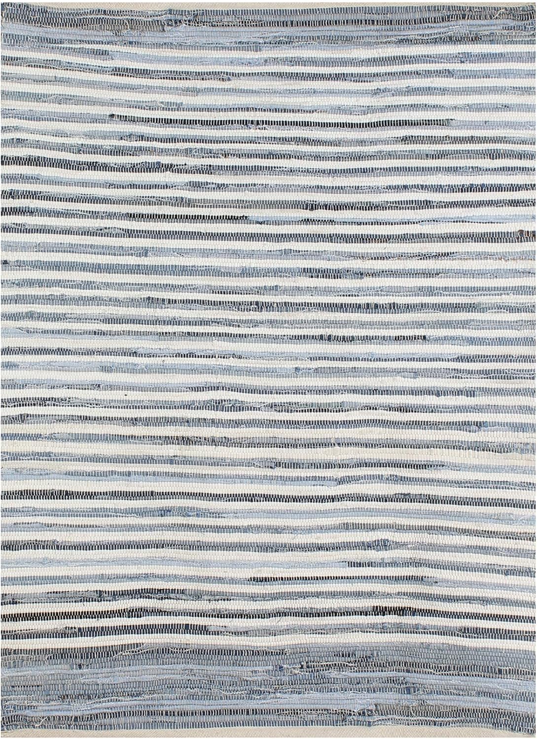 Cozy Blue Braided Rug