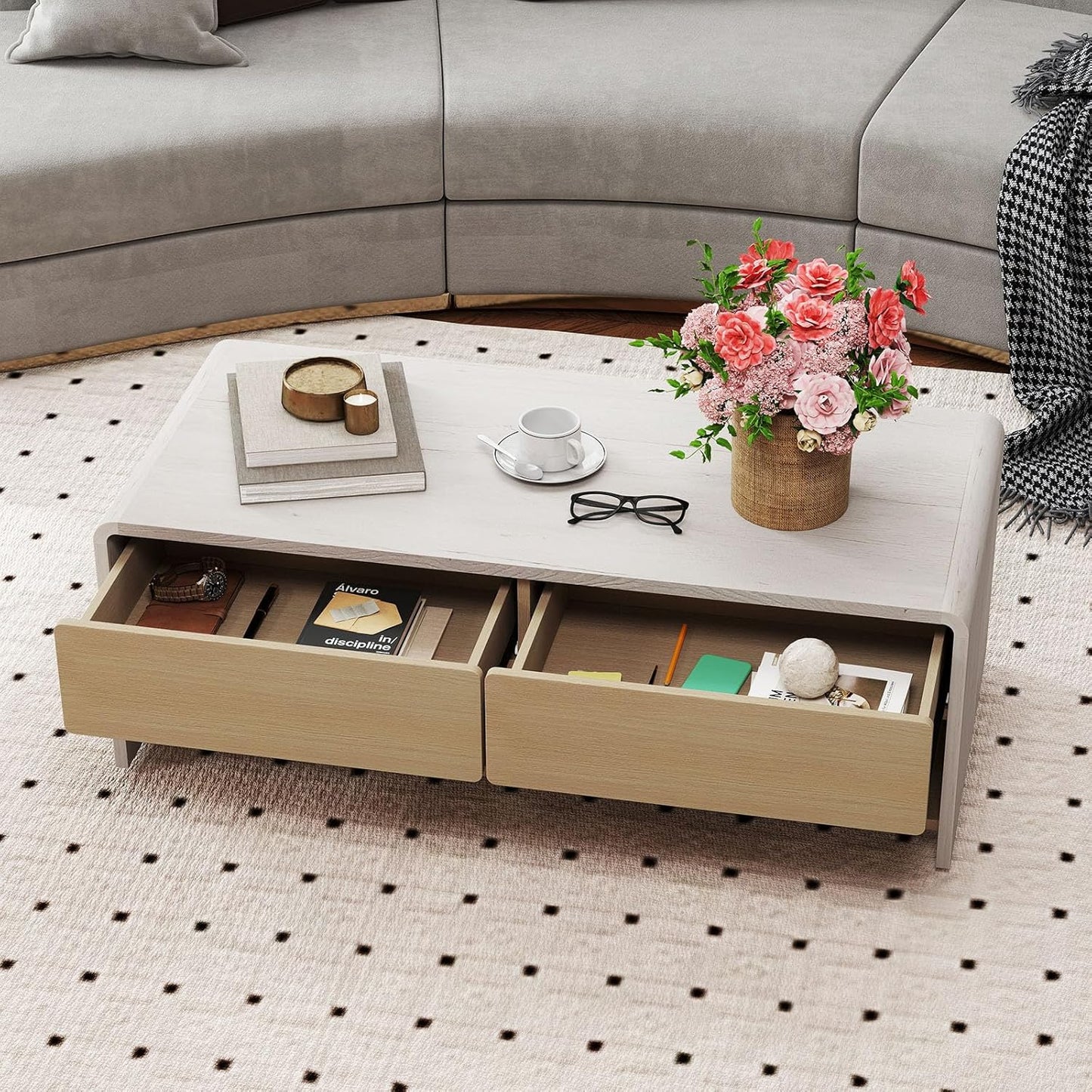 Elegant Storage Coffee Table