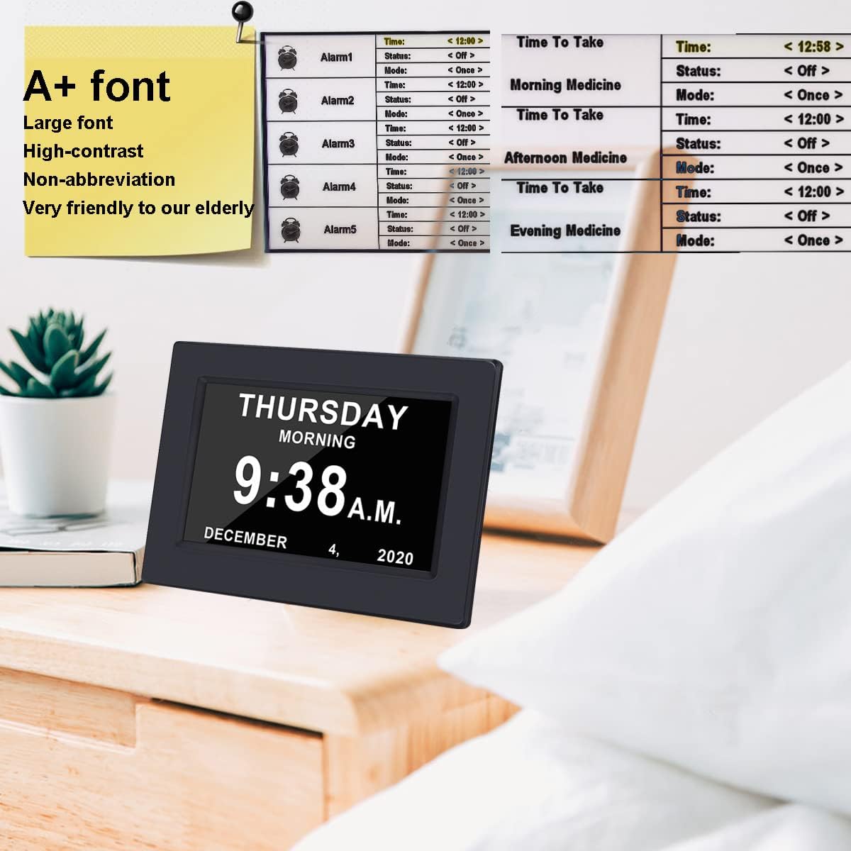 Digital Friendly Reminder Clock