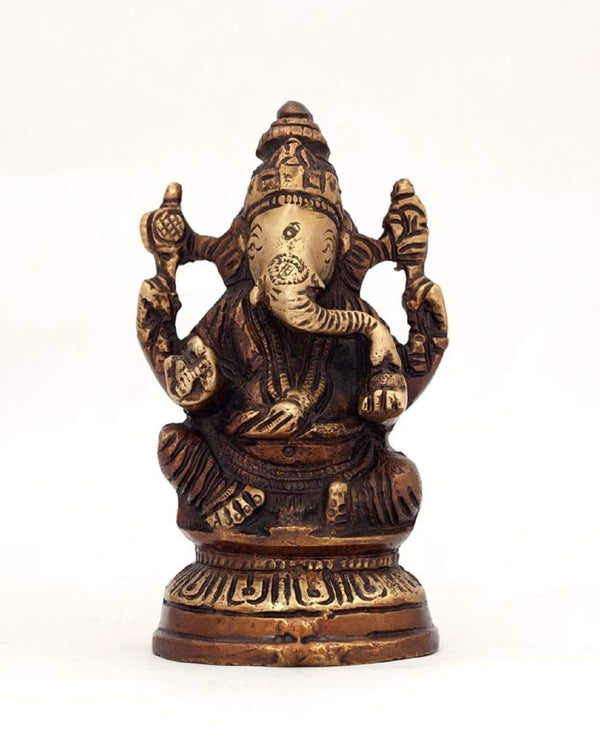 Ganesha Lotus Statue