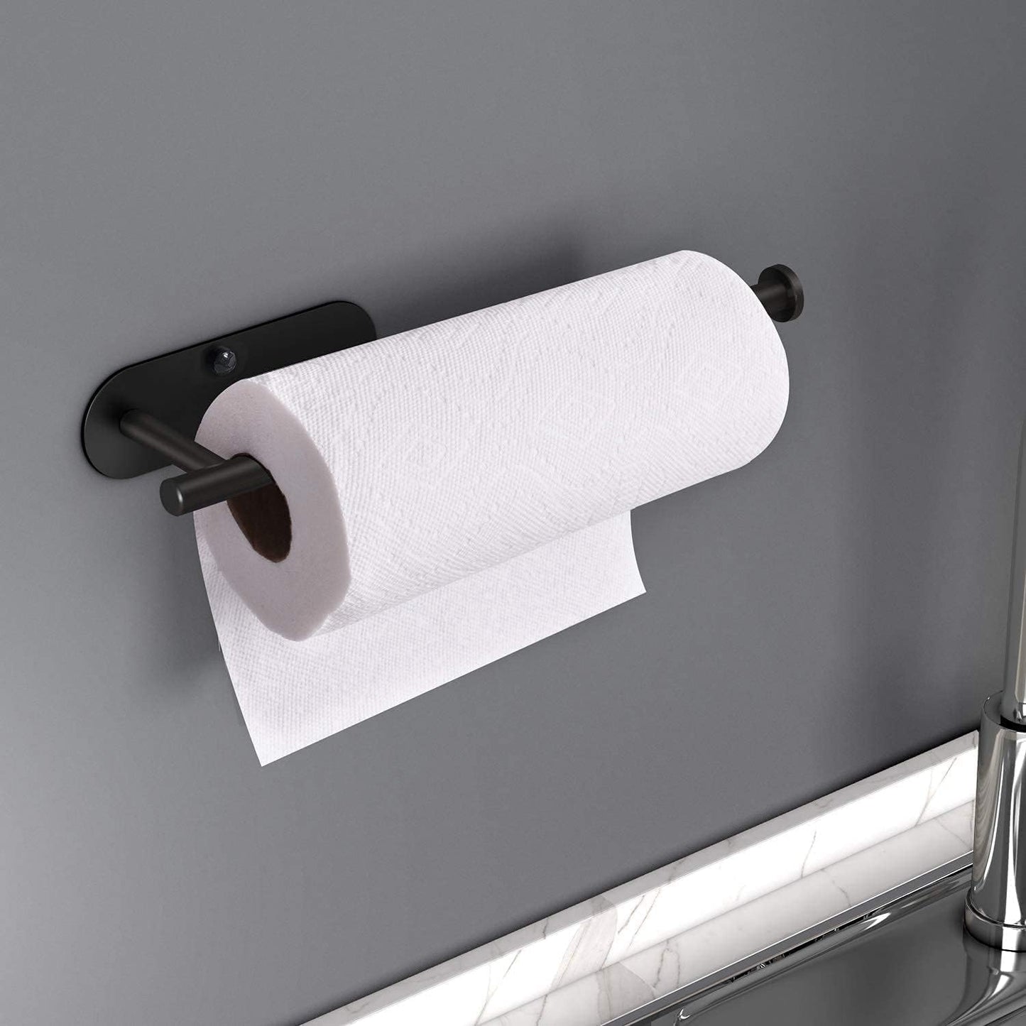 Sleek Stick-On Towel Holder