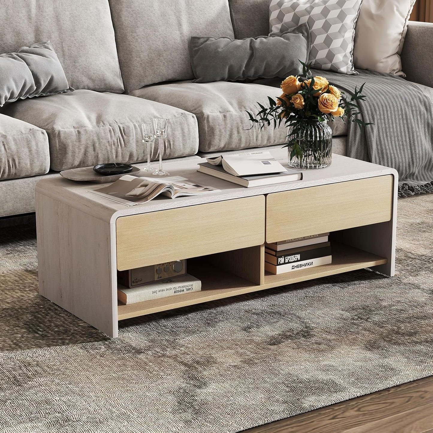 Elegant Storage Coffee Table