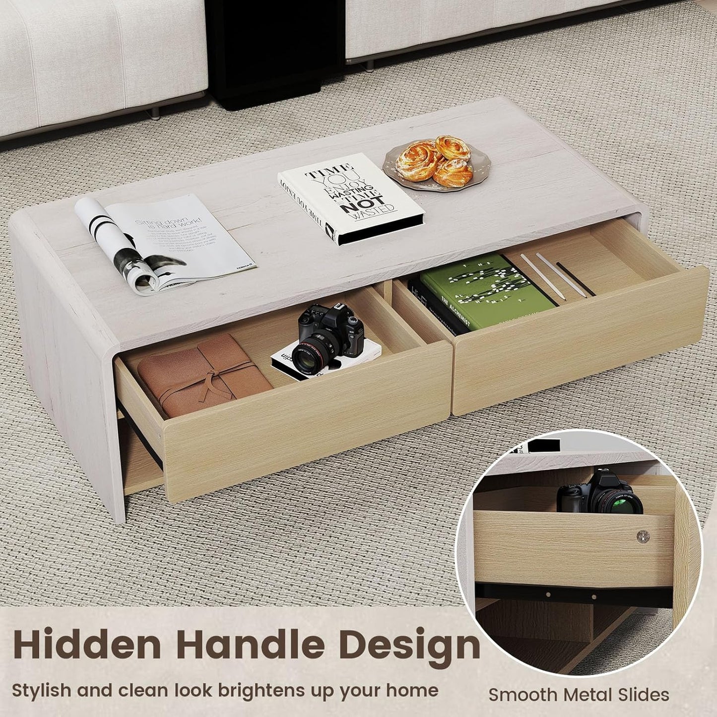 Elegant Storage Coffee Table