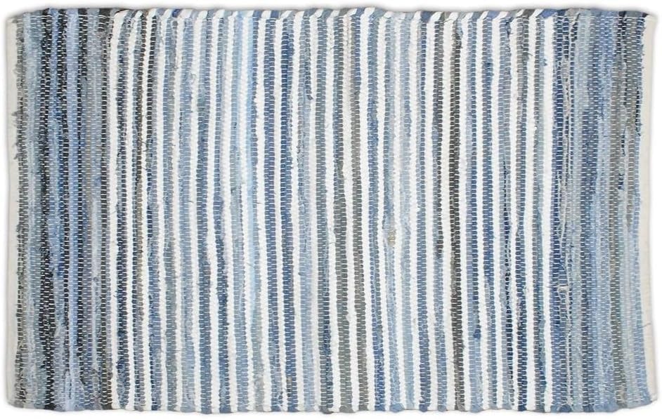Cozy Blue Braided Rug