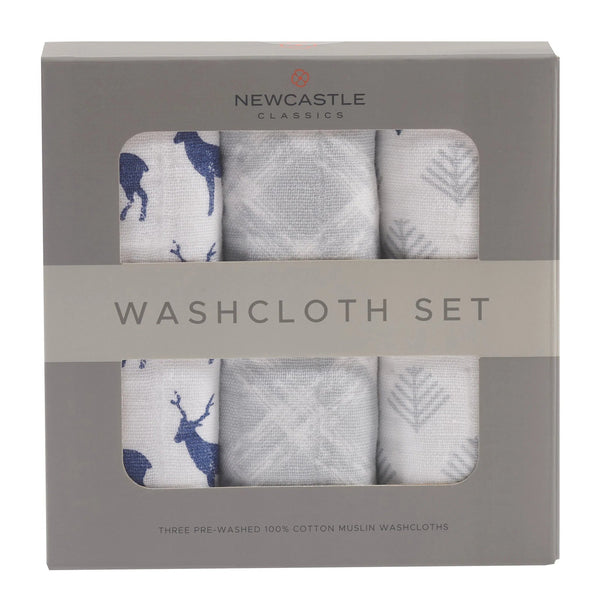 Soft Cotton Washcloth Trio